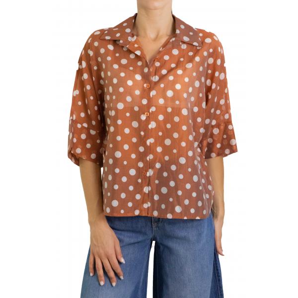 Camicia con pois